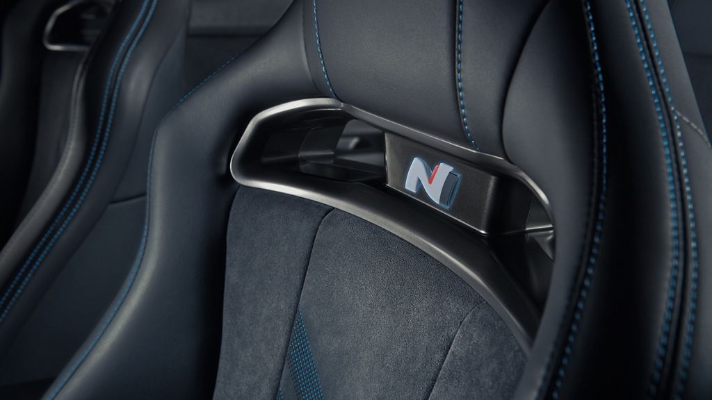 22 Elantra N 修剪功能和細節 美國現代汽車