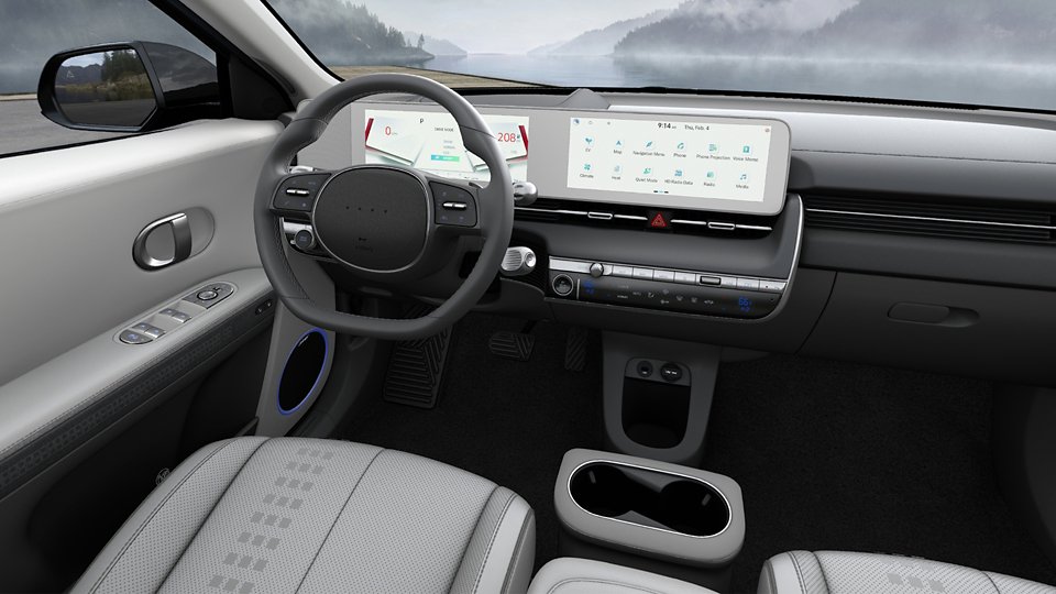 360 Interior Image of the 2022 IONIQ 5 Limited in Gray 2-Tone