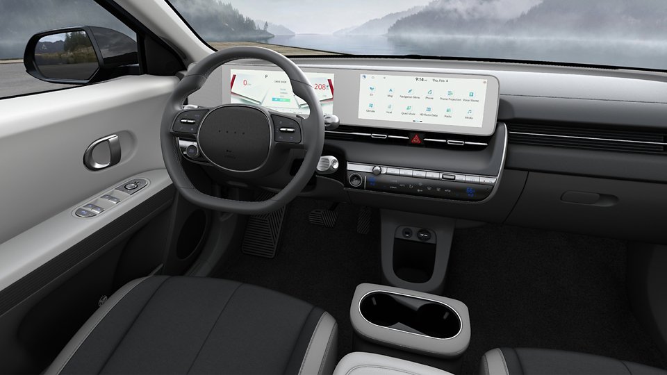 360 Interior Image of the 2022 IONIQ 5 SE in Gray 2-Tone
