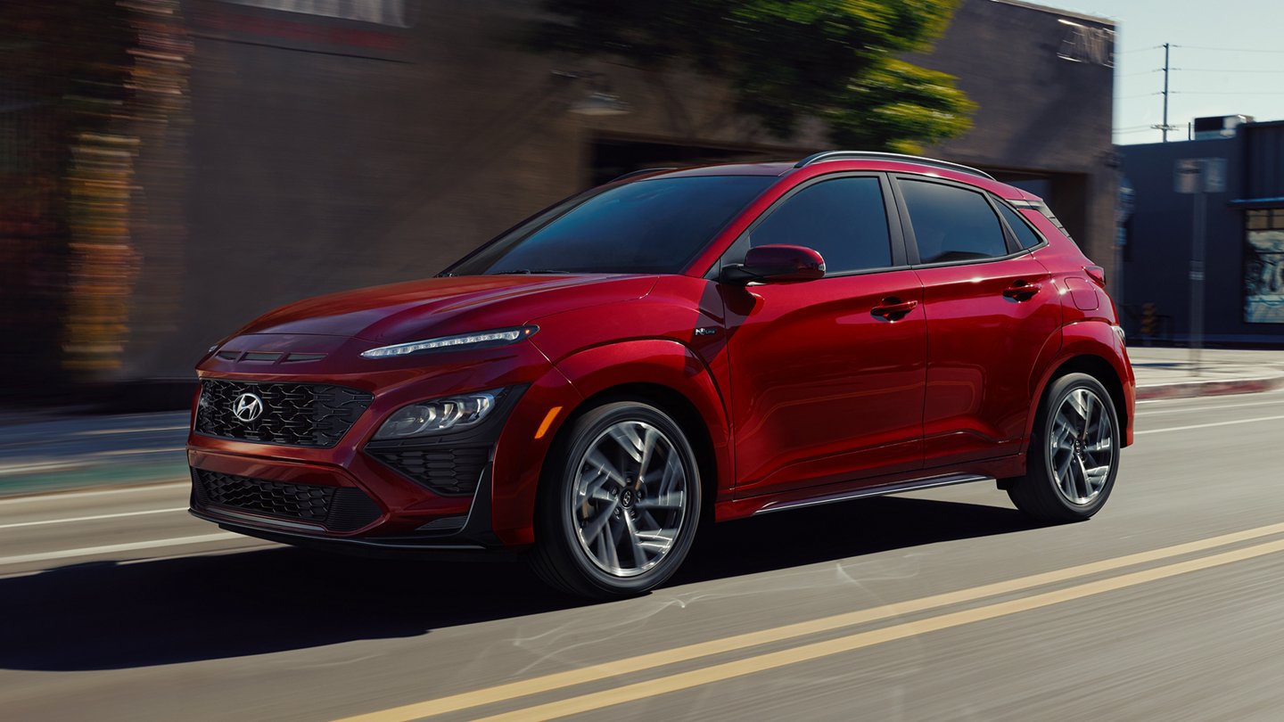 2022 Kona on city street