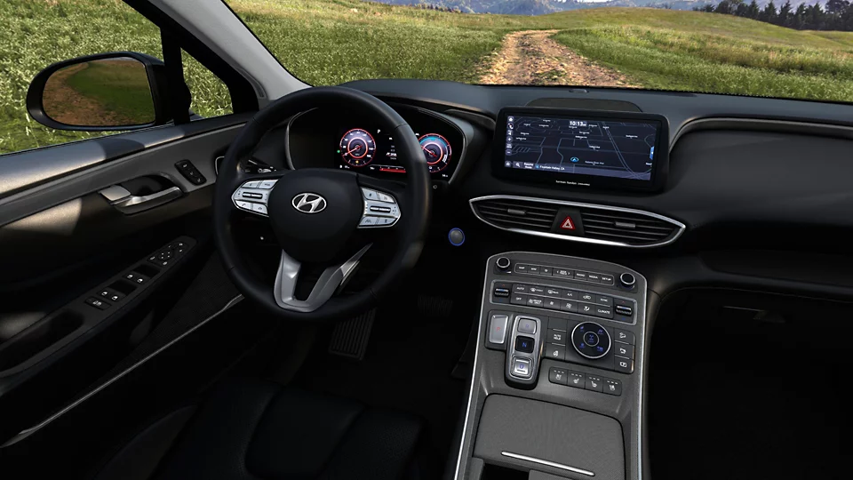 2022 Santa Fe Hybrid Limited | Trim Features | Hyundai USA