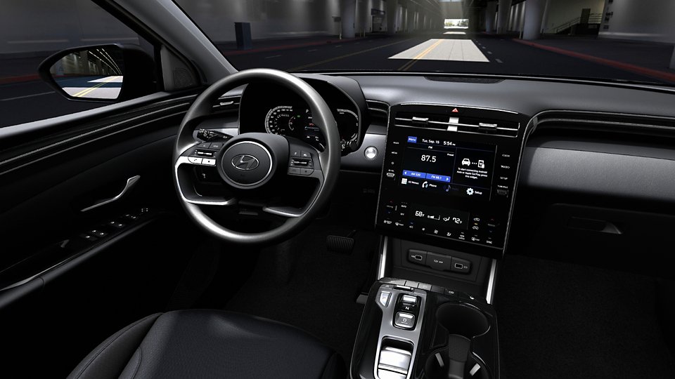 360 Interior Image of the 2022 TUCSON Hybrid Blue in Black