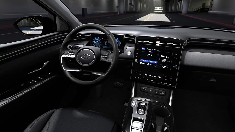 360 Interior Image of the 2022 TUCSON Hybrid SEL Convenience in Black