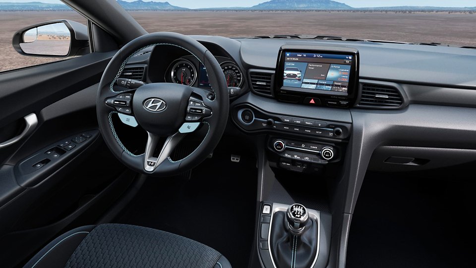 hyundai veloster automatic interior