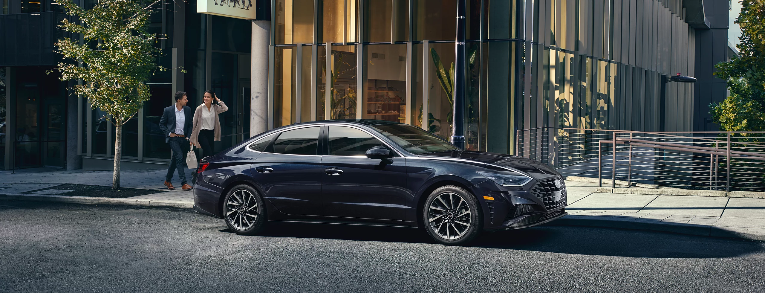 2023 Sonata. The sophisticated, stand-out sedan.