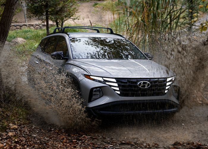 2024 Tucson driving through mud