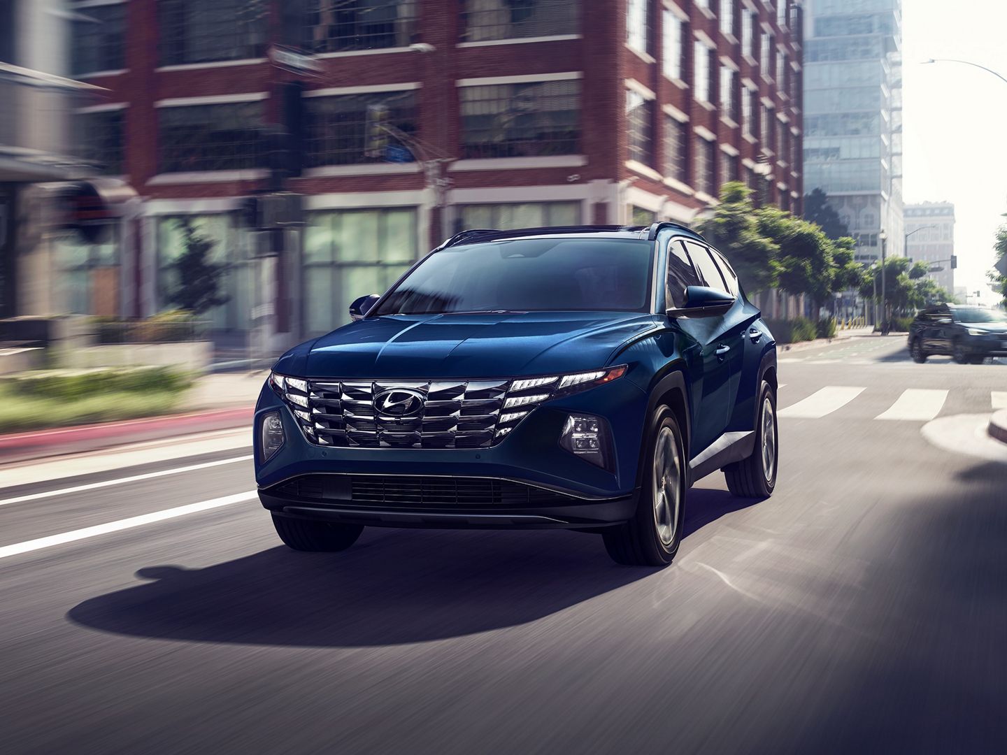 2024 Tucson Hybrid front fascia