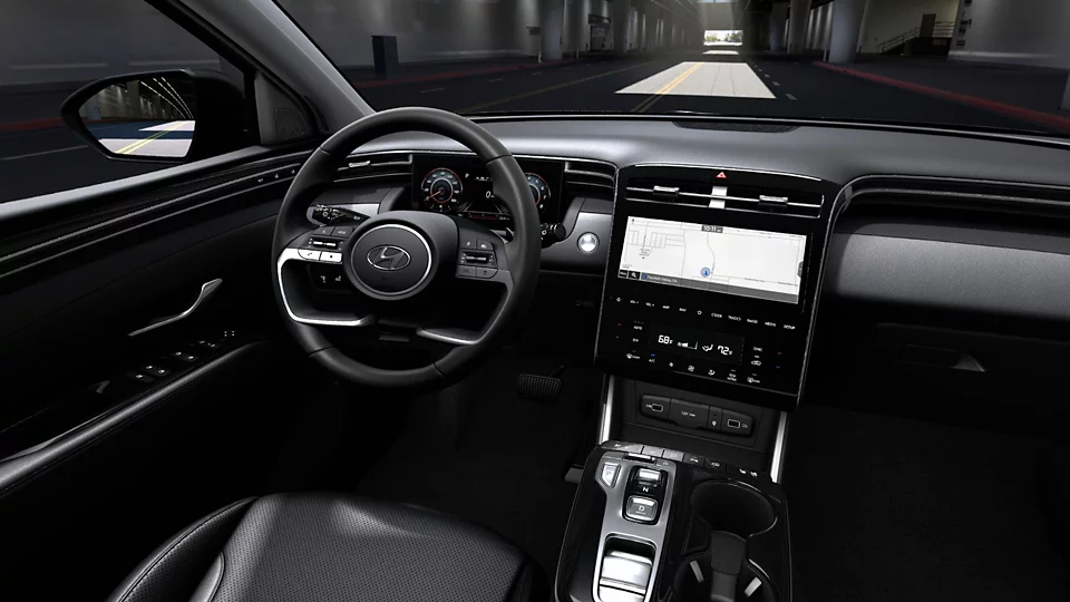 Imagen en 360° del interior del TUCSON Limited 2023 en Negro