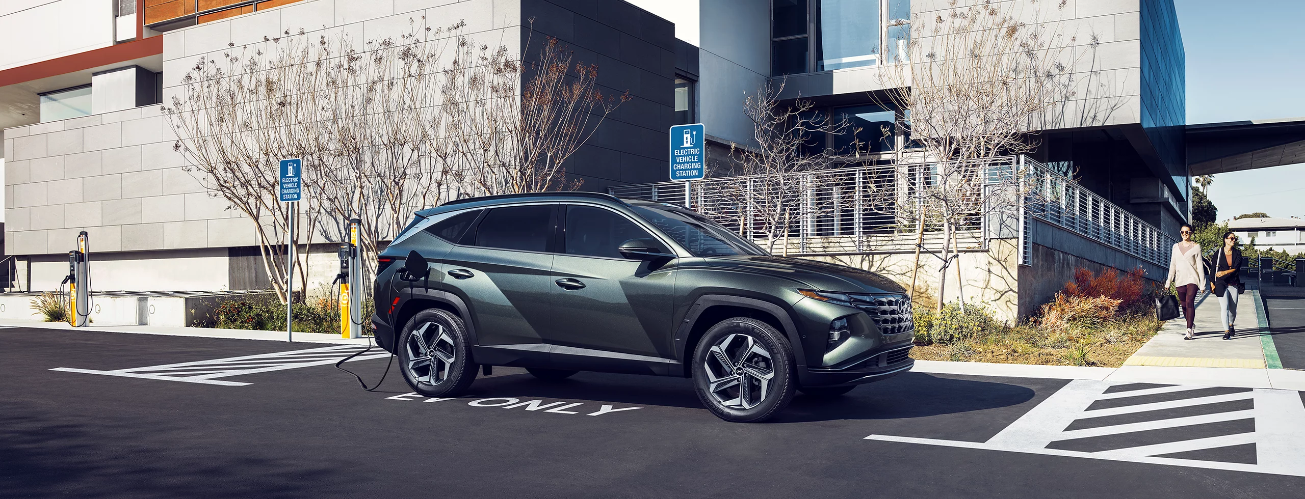 Electric gas store hybrid suv