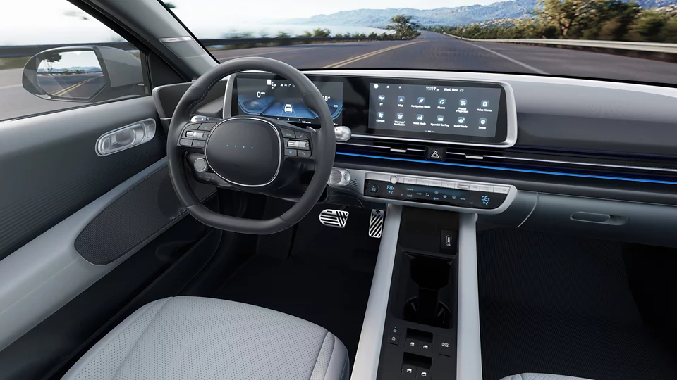 360 Interior Image of the 2024 IONIQ 6  Limited in Gray