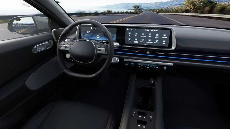 360 Interior Image of the 2024 IONIQ 6 SEL in Black