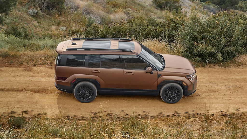 2024 Santa Fe overhead side profile