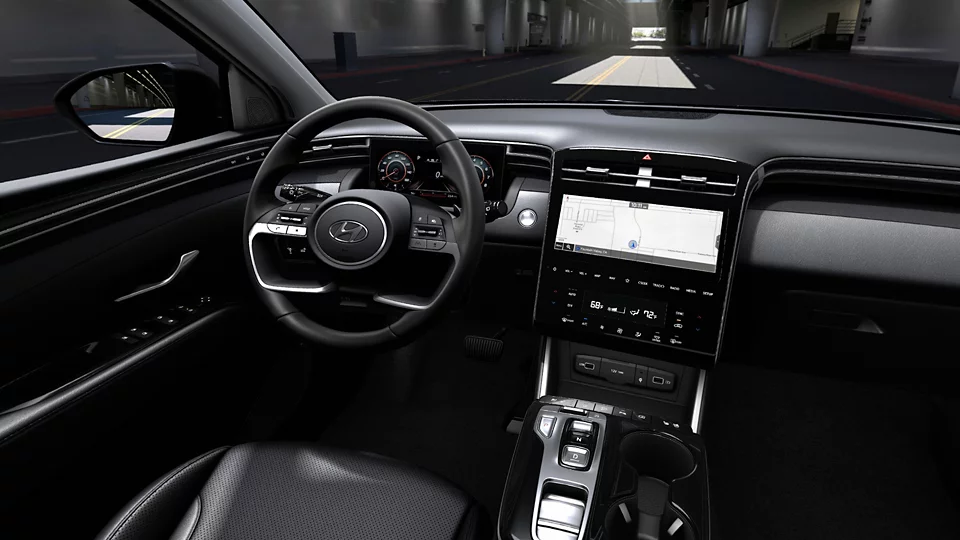 Imagen en 360° del interior del TUCSON Limited 2024 en Negro