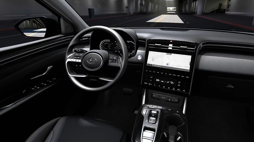 Imagen en 360° del interior del TUCSON Plug-in Hybrid SEL 2024 en Negro