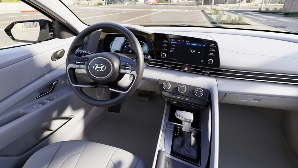 360 Interior Image of the 2025 ELANTRA  SE in Gray