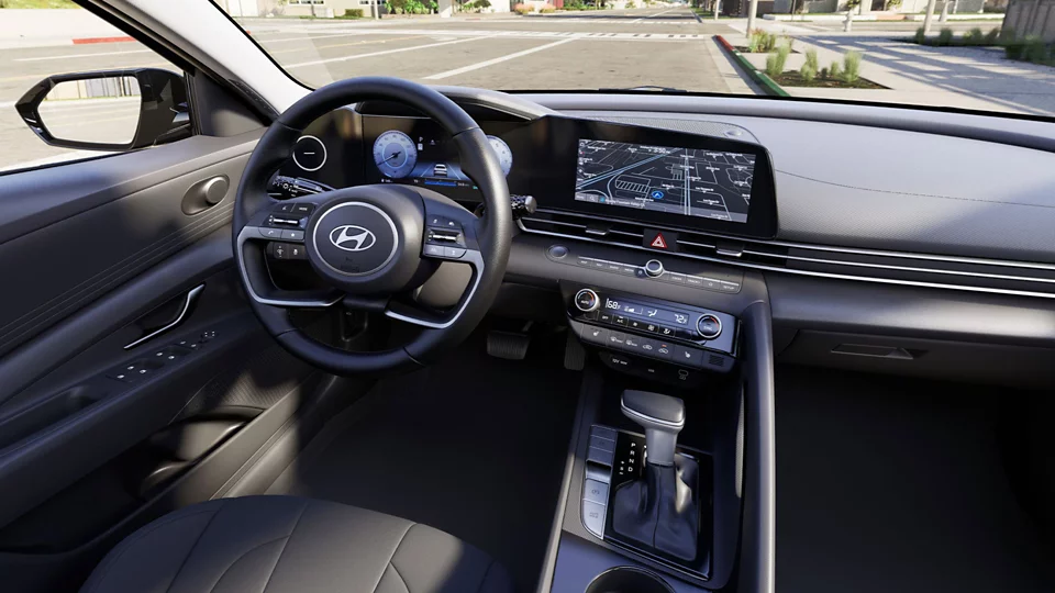 360 Interior Image of the 2025 ELANTRA SEL Convenience in Black