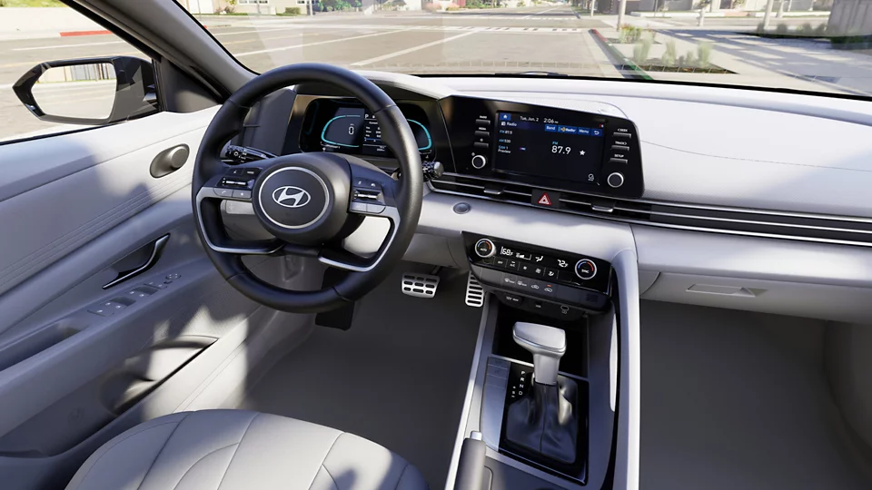 360 Interior Image of the 2025 ELANTRA  SEL Sport in Gray
