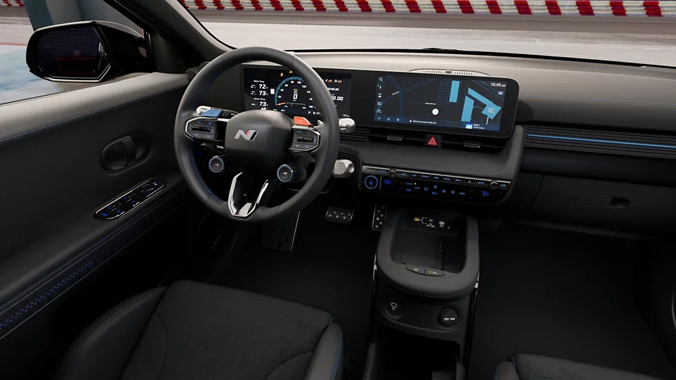 360 Interior Image of the 2025 IONIQ 5 N N in Black