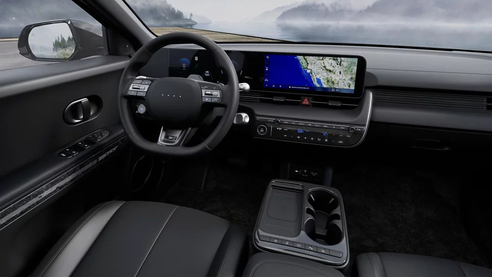 360 Interior Image of the 2025 IONIQ 5 XRT in Black