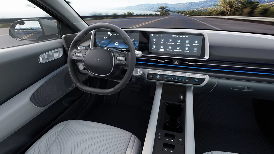 360 Interior Image of the 2025 IONIQ 6  SEL in Gray