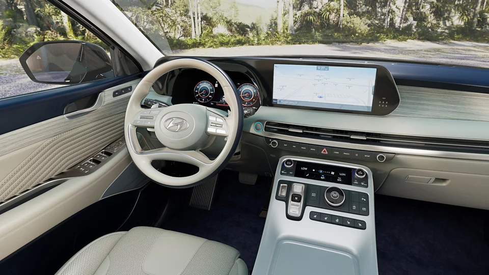 360 Interior Image of the 2025 PALISADE  Calligraphy in Beige