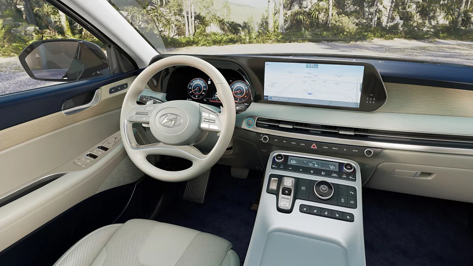 360 Interior Image of the 2025 PALISADE  Limited in Beige