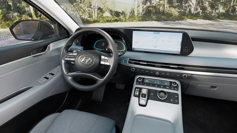 360 Interior Image of the 2025 PALISADE  SE in Gray