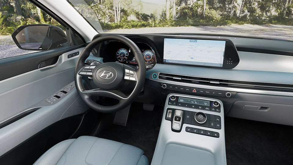 360 Interior Image of the 2025 PALISADE  SEL Premium in Gray