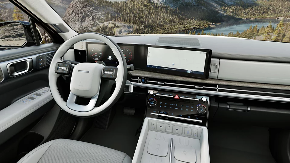 360 Interior Image of the 2025 SANTA FE  Calligraphy in Gray