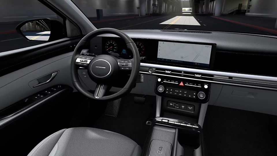 360 Interior Image of the 2025 TUCSON  Limited in Gray