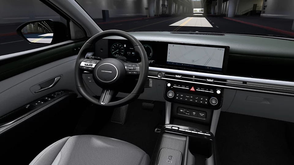 360 Interior Image of the 2025 TUCSON Plug-in Hybrid  Limited in Gray with Green