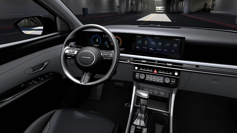 360 Interior Image of the 2025 TUCSON  SE in Gray