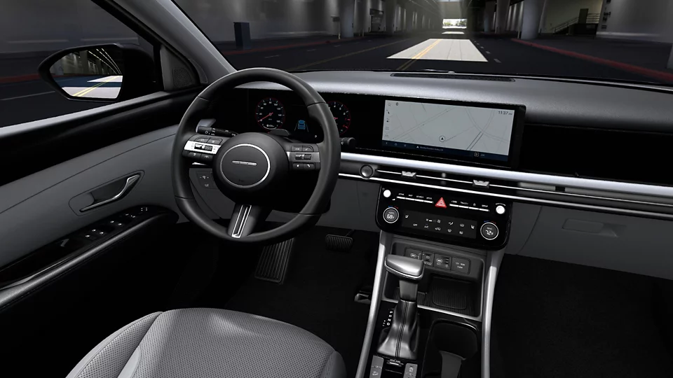 360 Interior Image of the 2025 TUCSON  SEL Convenience in Gray
