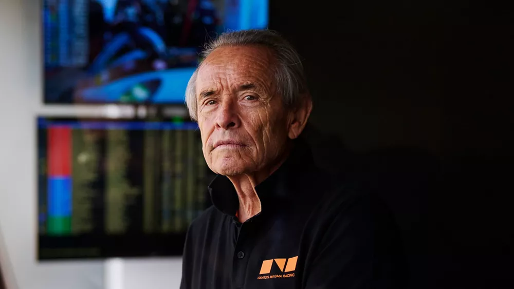 Close-up of Genesis Magma Racing Brand Partner and Racing Advisor, Jacky Ickx