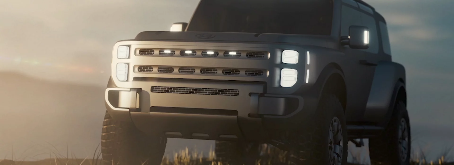 Introducing the Hyundai Boulder concept, a body on frame off road SUV