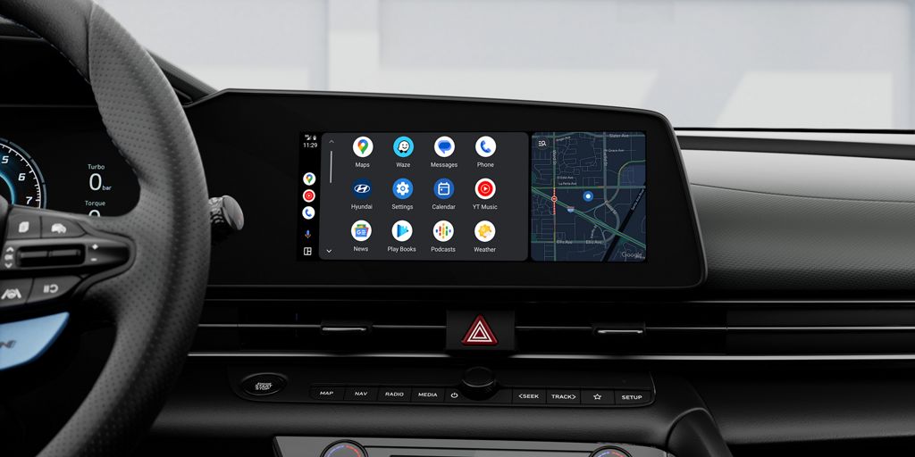 2026 Elantra N touchscreen infotainment system