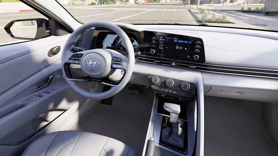360 Interior Image of the 2026 ELANTRA  SE in Gray