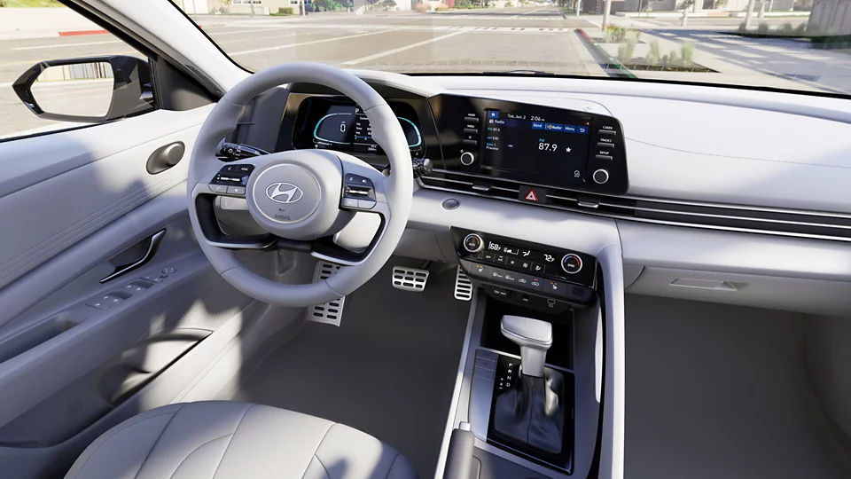 360 Interior Image of the 2026 ELANTRA  SEL Sport in Gray