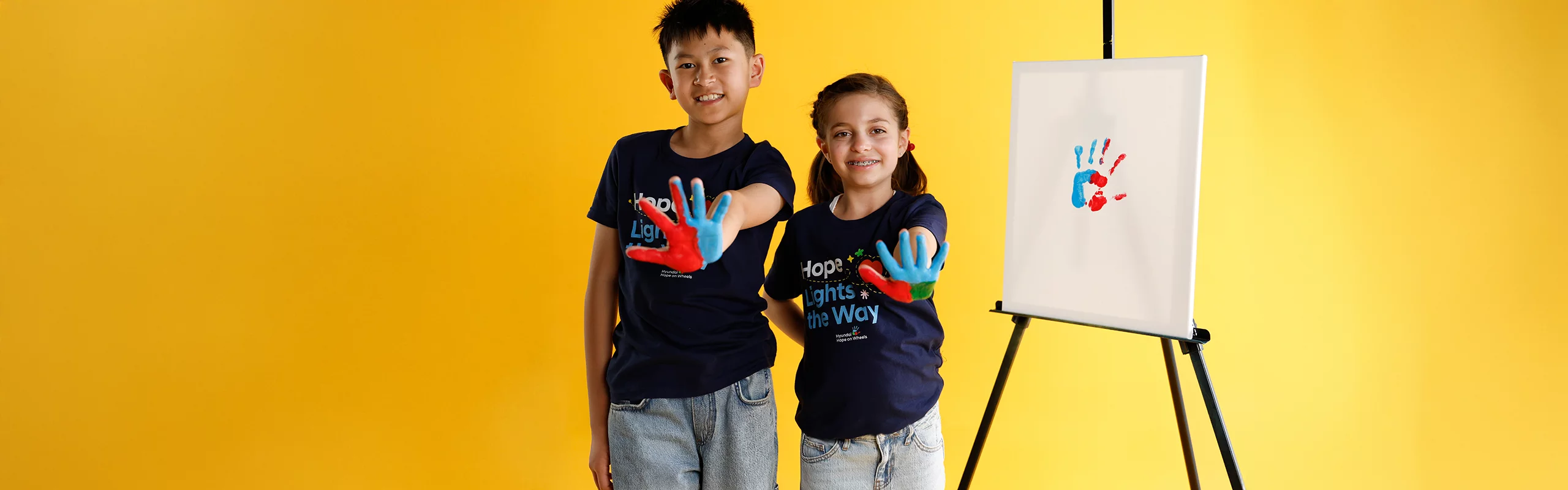 Every handprint is a child's story.
