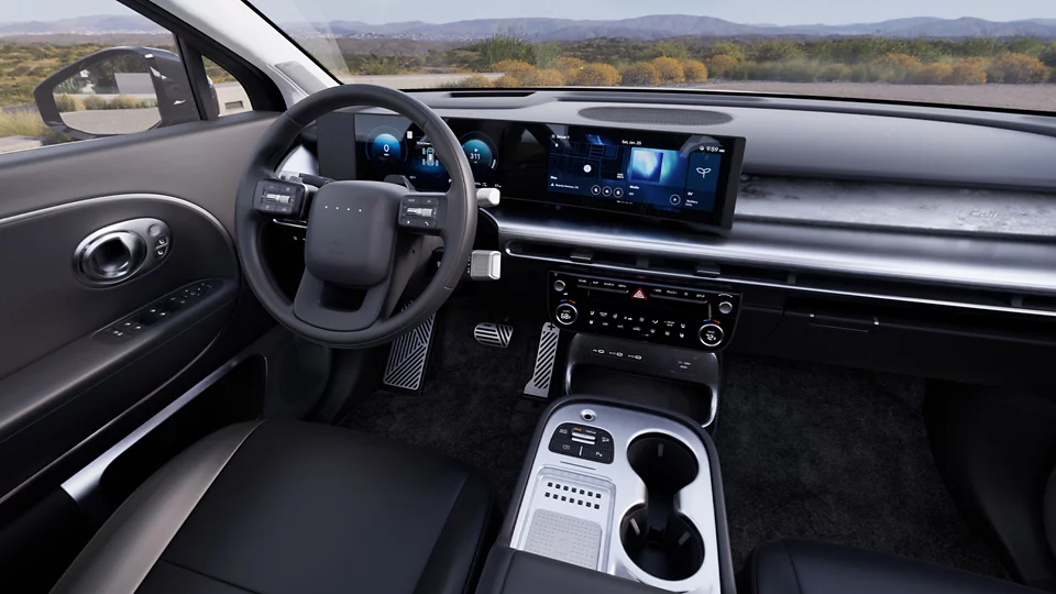 360 Interior Image of the 2026 IONIQ 9  Calligraphy in Black