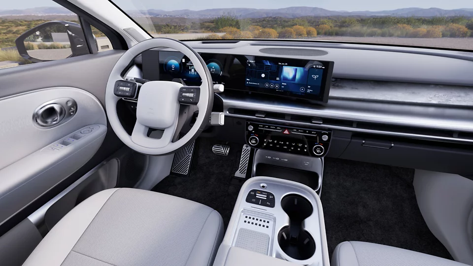 360 Interior Image of the 2026 IONIQ 9 Calligraphy in Gray