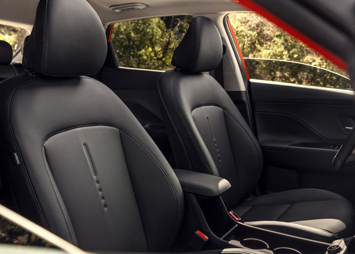2026 Hyundai Kona heated front seats faux leather interior