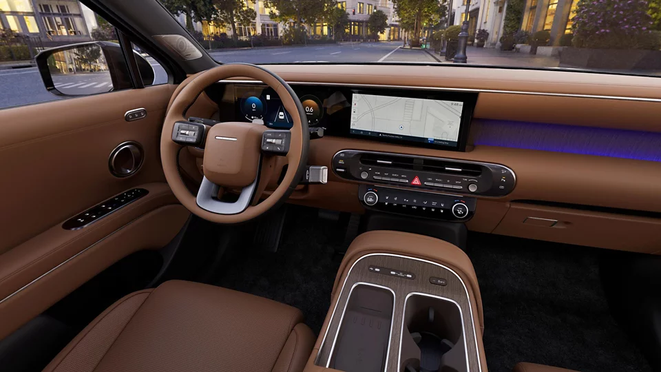 360 Interior Image of the 2026 PALISADE  Calligraphy in Brown