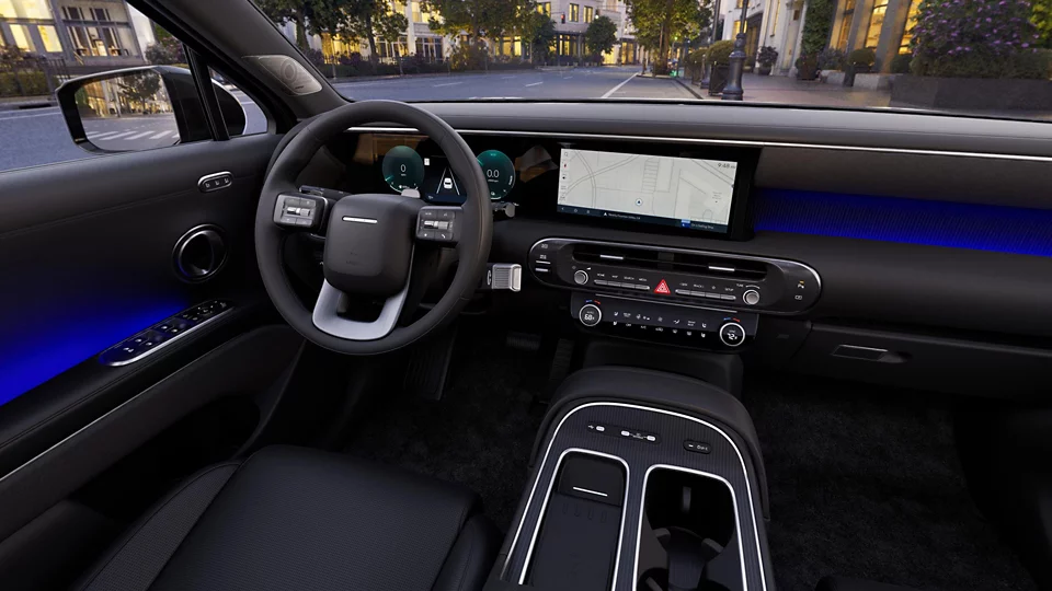 360 Interior Image of the 2026 PALISADE Hybrid Calligraphy in Black