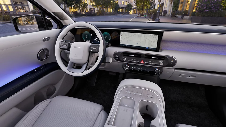 360 Interior Image of the 2026 PALISADE Hybrid  Calligraphy in Gray