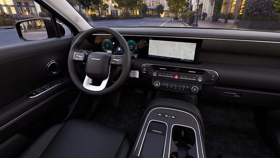 360 Interior Image of the 2026 PALISADE Hybrid SEL in Black