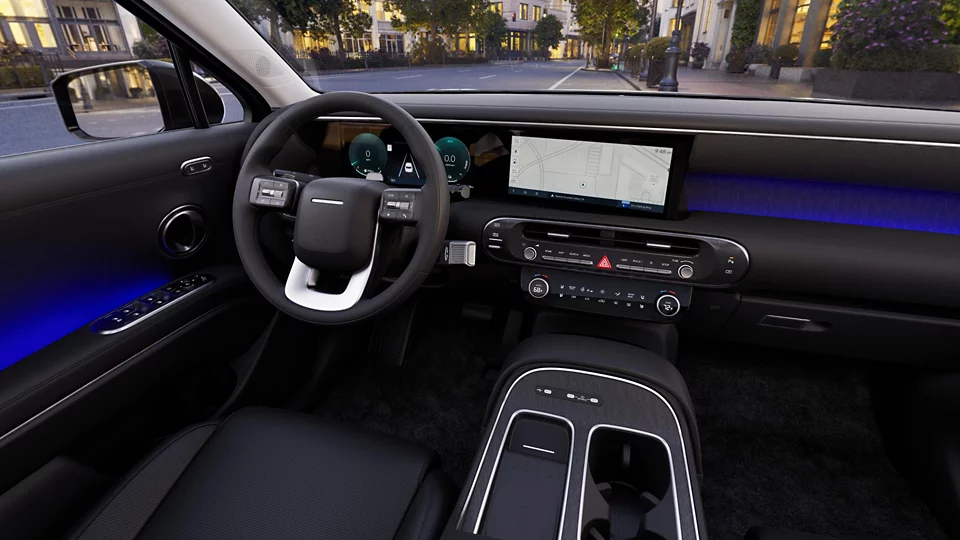 360 Interior Image of the 2026 PALISADE Hybrid SEL Premium in Black