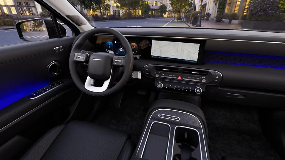 360 Interior Image of the 2026 PALISADE Limited in Black