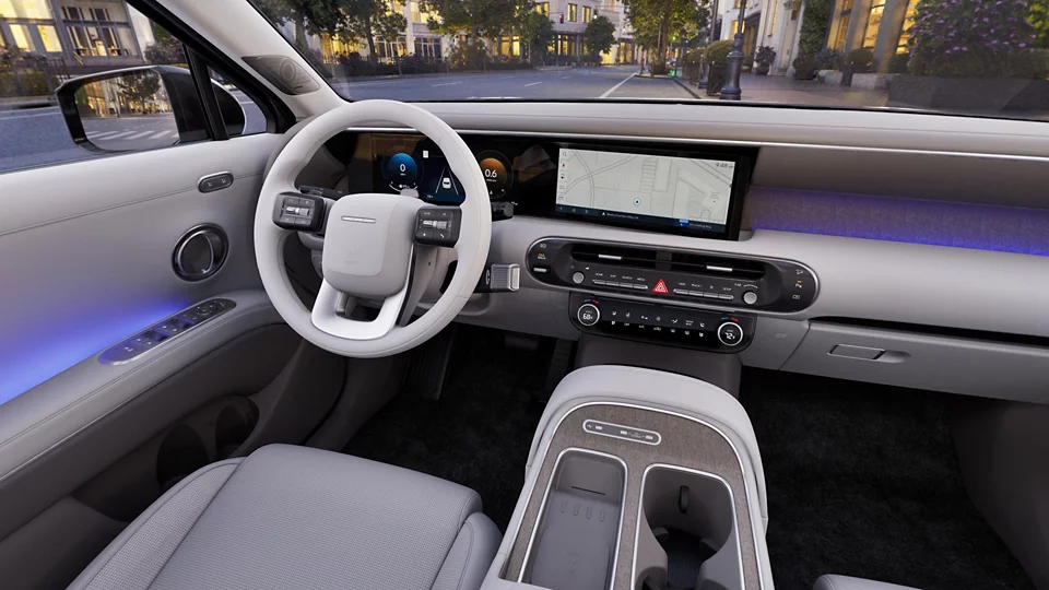 360 Interior Image of the 2026 PALISADE  Limited in Gray