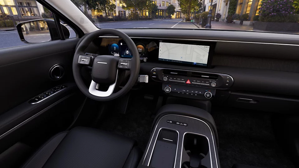 360 Interior Image of the 2026 PALISADE SEL in Black